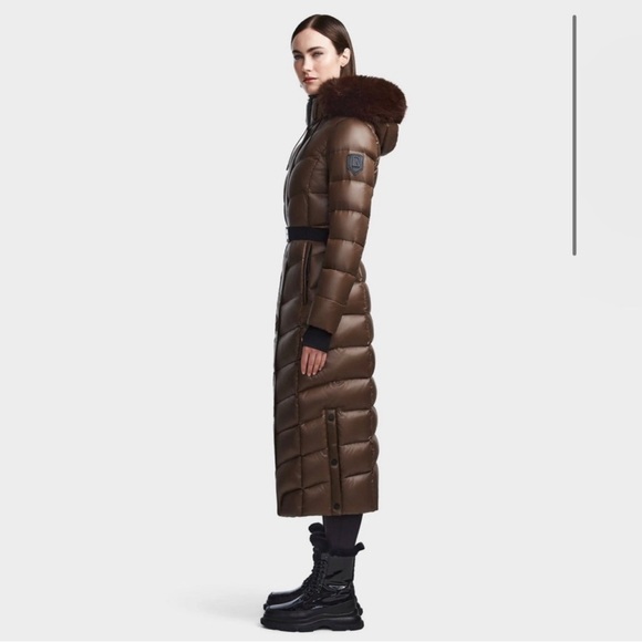 Rudsak maxi down puffer-cacao color - Picture 3 of 5